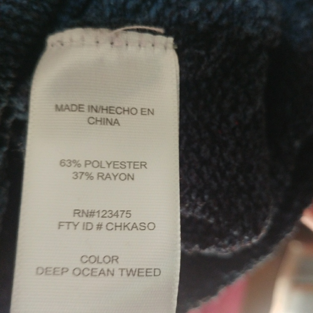 💕Ellen Tracy teal blue sweater - Picture 7 of 7